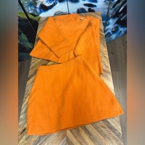 Zara NWOT Sweater and Skirt Set sweater Sz XS/skirt Sz S Sweater boxy loose fit